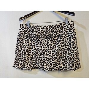 Sooft Feel Leapord Skort Size 2x Plus Size Athletic Or Festival Skirt NWT